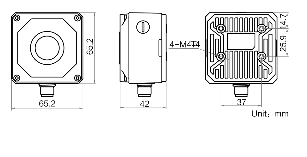 海康HIKROBOT MV-IDC003X 40萬像素智能讀碼器外形圖.png 海康HIKROBOT MV-IDC003X 40萬像素智能讀碼器外形圖.png